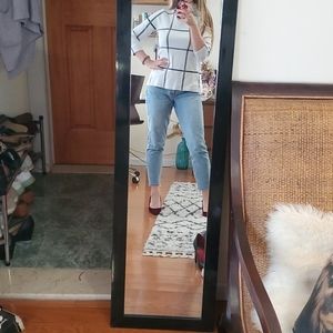 Tahari Chekered Sweater